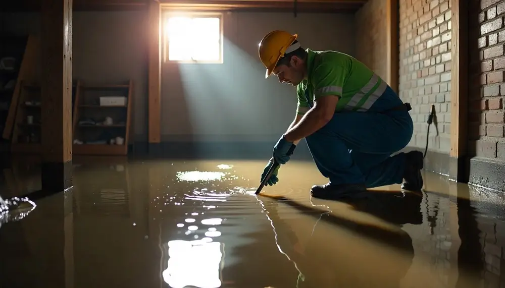 Professional water damage restoration services in De Berry, TX